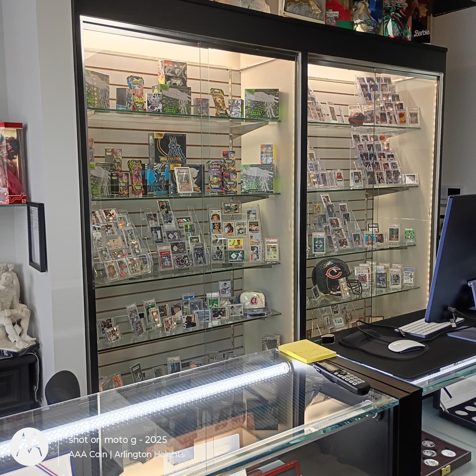 Inside the AAA Coin Arlington Heights showroom
