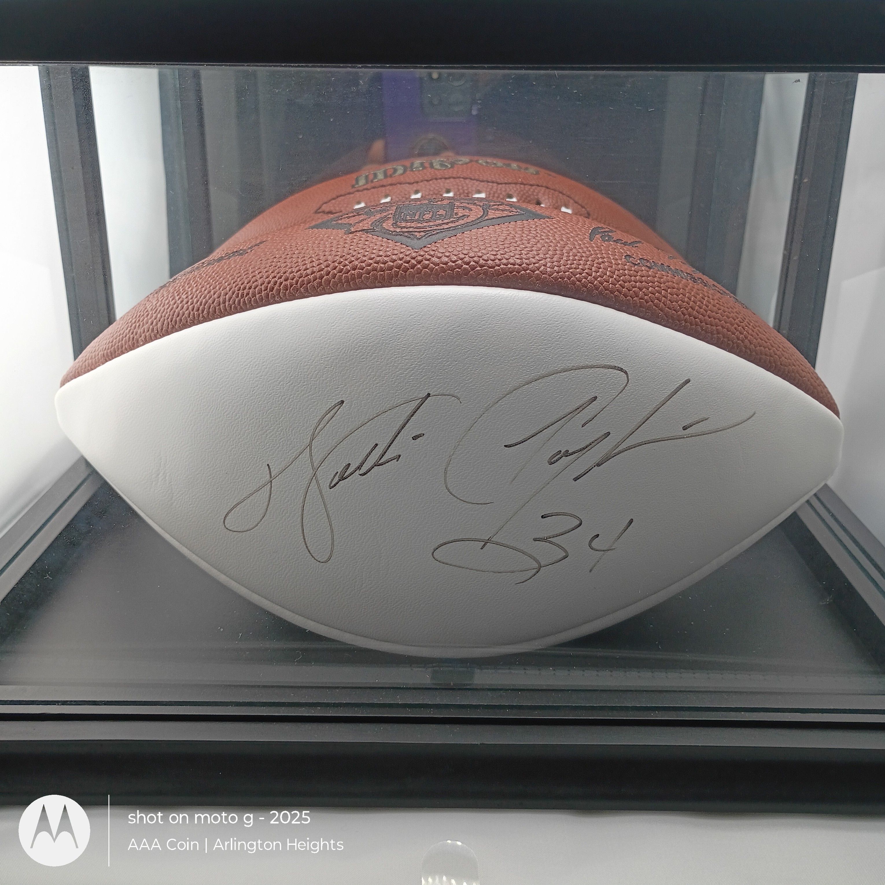 Autographed Walter Payton Wilson Official NFL Football