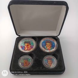 Elvis Presley 25th Anniversary Colorized Commemorative Coin Set