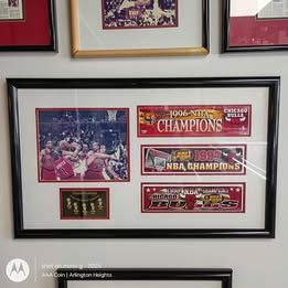 Chicago Bulls NBA Champions Commemorative Wall Hanging